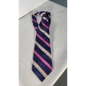 Allyn St. George Striped Necktie Business Career Party Fashion Accessory‎